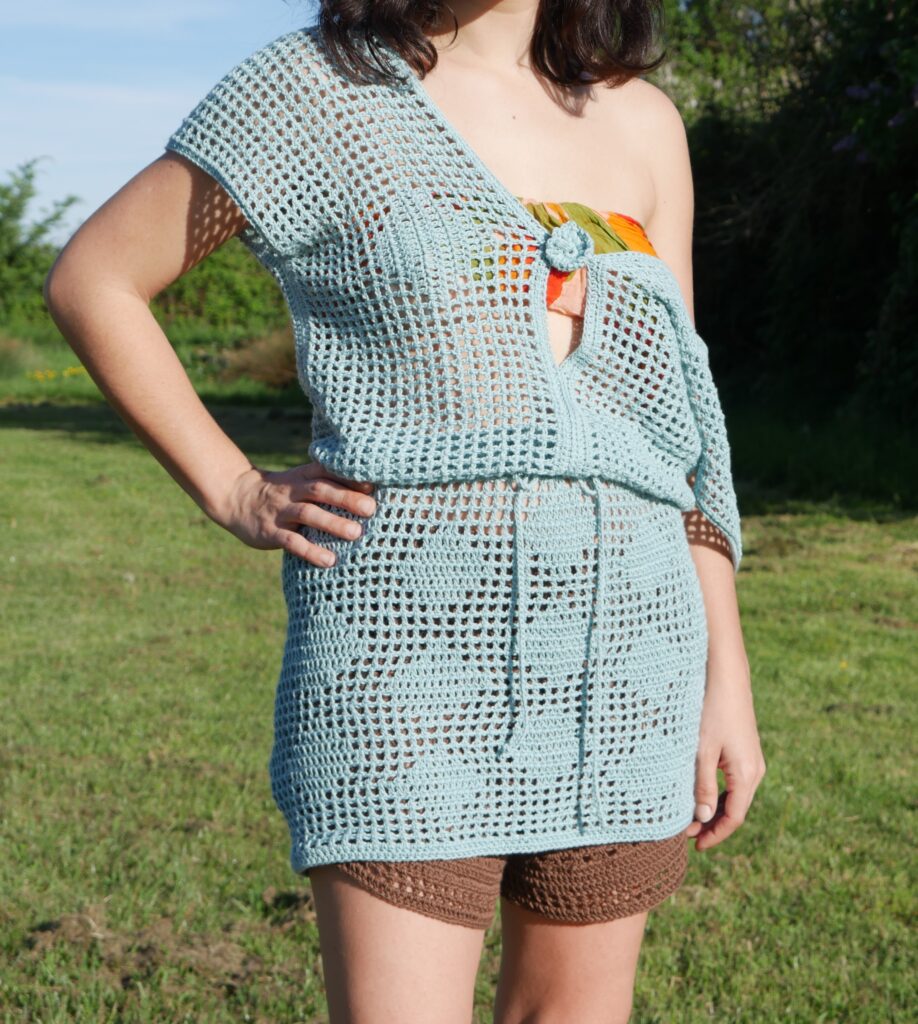 Robe de plage coton pour amener à la collection printemps/été sur ma boutique